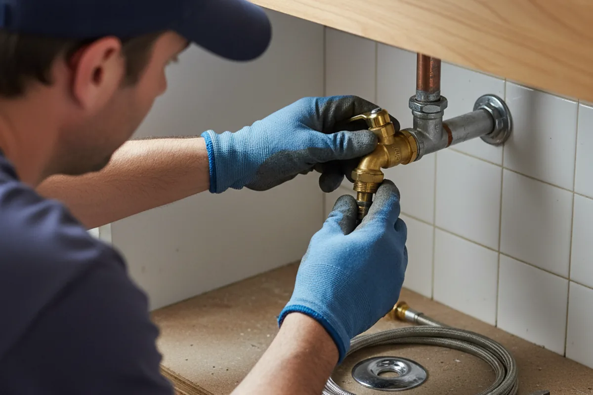 Shutoff valve and fitting work during Repiping in West Palm Beach